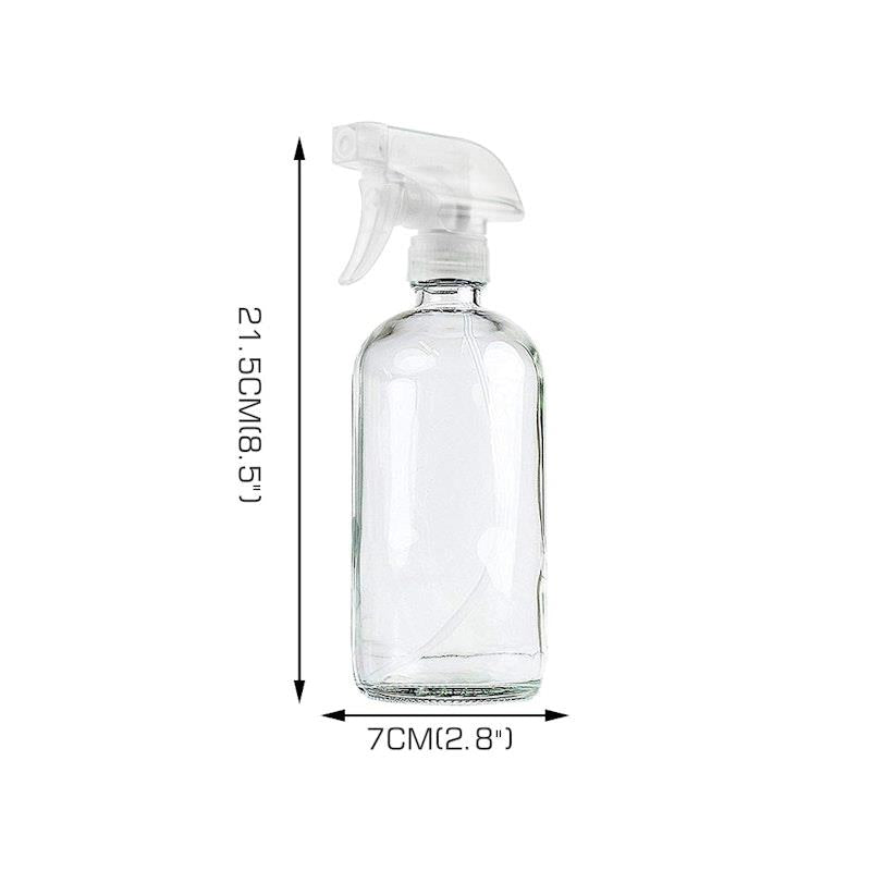 Load image into Gallery viewer, Traderight 4x 500ml Clear Glass Spray Bottles Trigger Water Sprayer Aromatherapy Dispenser Bundle
