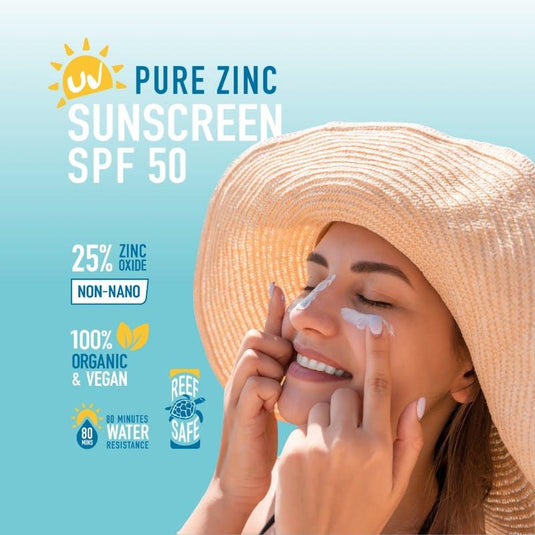 SUN ZAPPER Pure Zinc Sunscreen Cream SPF 50 100g