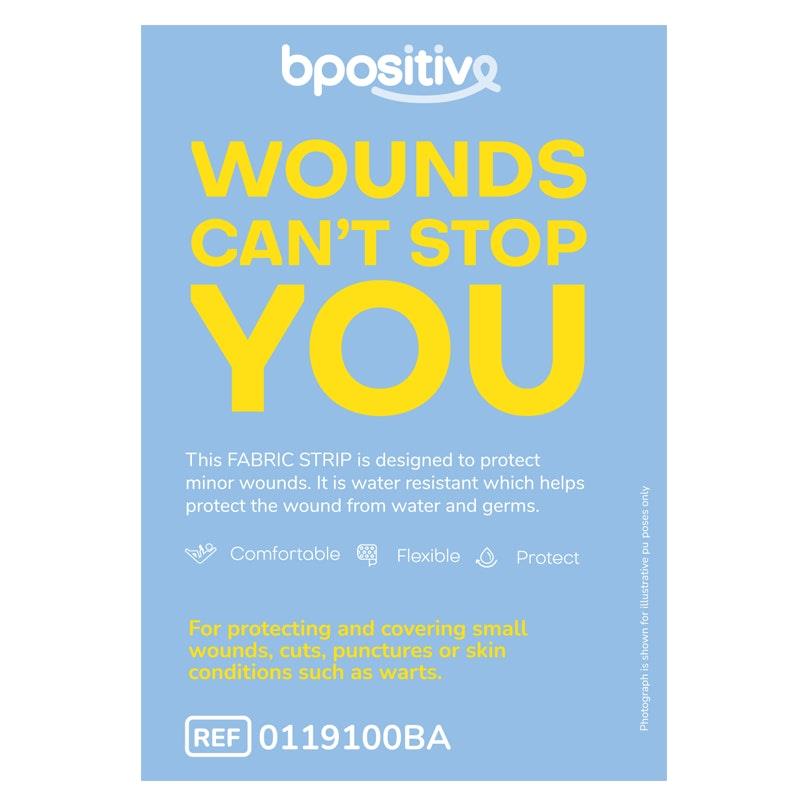 Load image into Gallery viewer, bpositive Fabric Strips (Bx100) 2Pack
