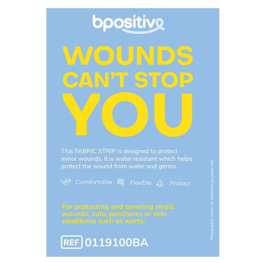 bpositive Fabric Strips (Bx100) 2Pack