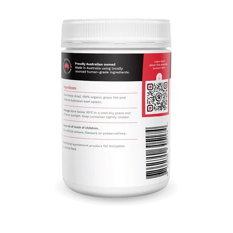 Load image into Gallery viewer, CanineCeuticals Organic Beef Spleen 150g
