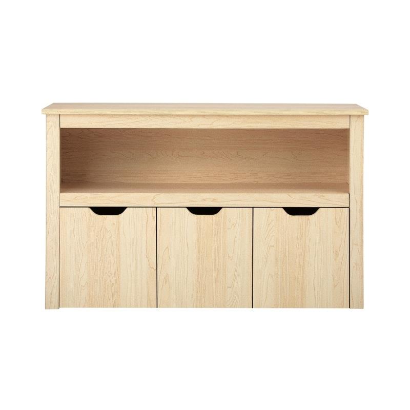 Load image into Gallery viewer, Oikiture Kids Toy Storage Cabinet Bookshelf With Portable Storage Box Natural
