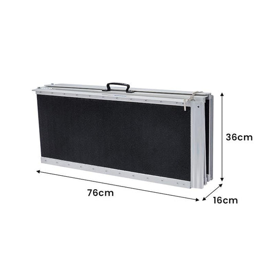 Kartrite Aluminium Portable Wheelchair Ramp High-Grip R03 5 Feet
