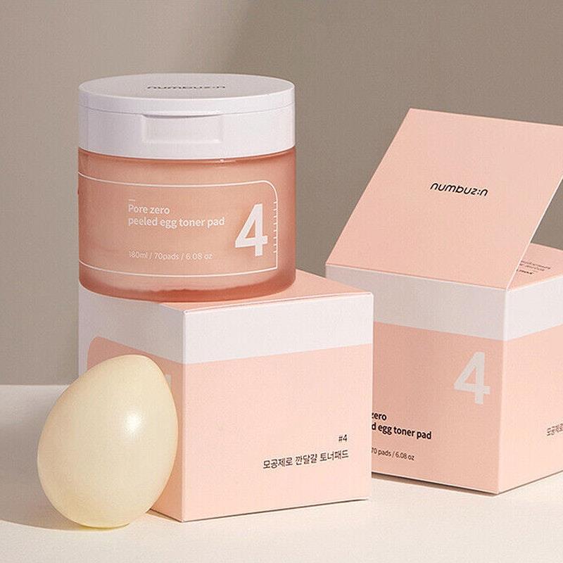 Load image into Gallery viewer, Numbuzin No.4 Pore Zero Peeled Egg Toner Pad 70 Pads
