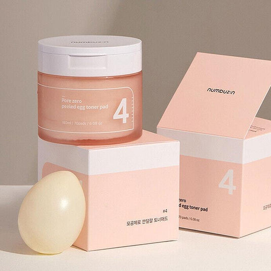 Numbuzin No.4 Pore Zero Peeled Egg Toner Pad 70 Pads