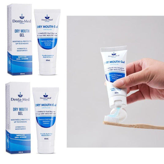 Denta-Med Dry Mouth Gel 65mL Twin Pack Bundle