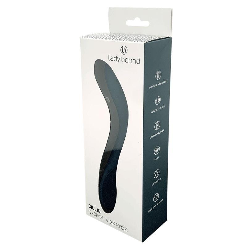 Load image into Gallery viewer, Lady Bonnd Billie Curved G Spot Vibrator- Ocean 1pc
