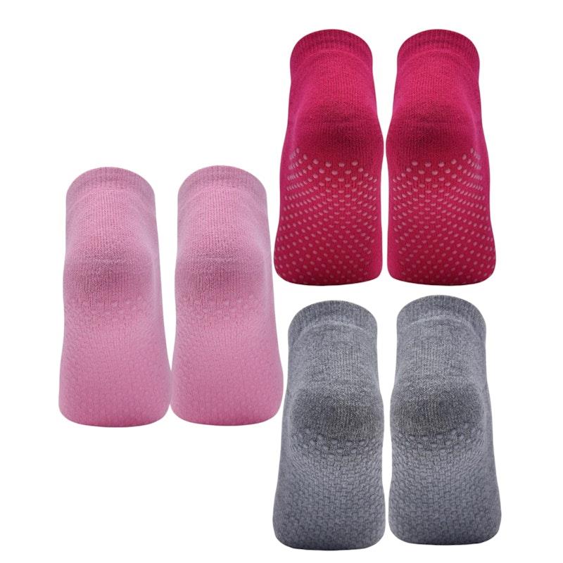 Load image into Gallery viewer, High Heel Jungle Peek Full Grip Pilates/ Yoga Sock Multi-colour Bundle

