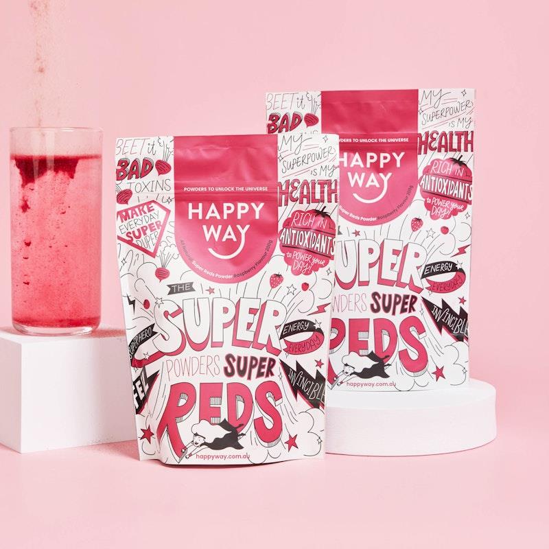 Load image into Gallery viewer, Happy Way Super Reds Powder 200g
