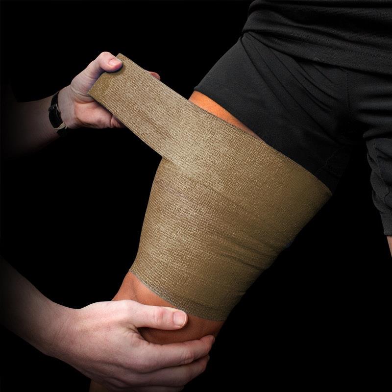 Load image into Gallery viewer, d3 Cohesive Wrap 75mm x 5m Beige Box of 12 Rolls

