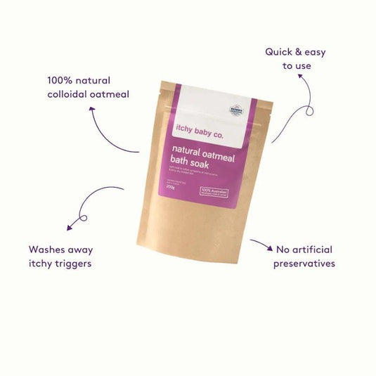 Itchy Baby Co. Natural Baby Oatmeal Bath Soak 200g