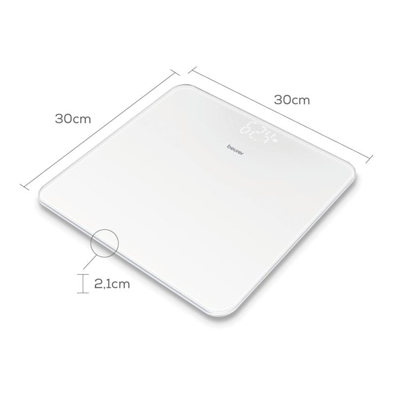 Load image into Gallery viewer, Beurer GS225 Digital  Glass Scale - Pure White 1unit
