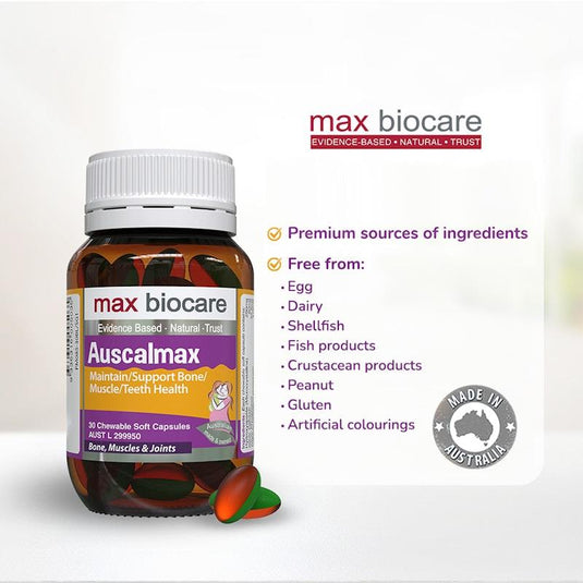Max Biocare Auscalmax 30Capsules