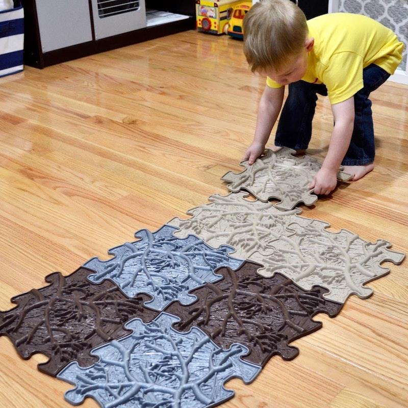Load image into Gallery viewer, Muffik Roots Sensory Play Mats Set
