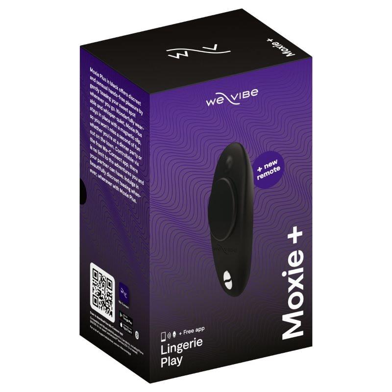 Load image into Gallery viewer, We Vibe Moxie + Black Hands Free Vibrating Stimulator 1Piece
