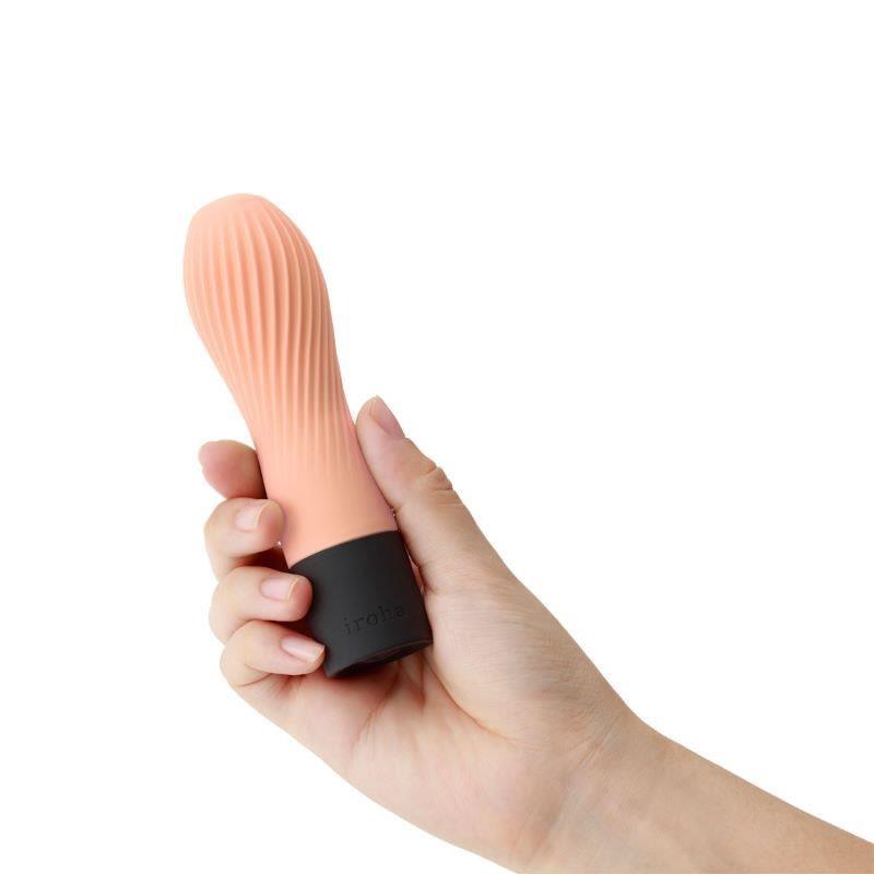 Load image into Gallery viewer, Iroha Zen Hanacha Pink Vibrating Soft Silicone Bullet 1pc
