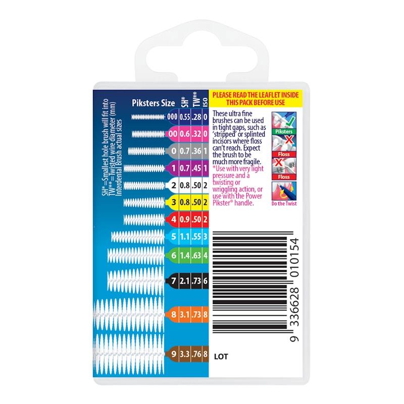 Load image into Gallery viewer, Piksters Interdental Brushes Navy Size 000 40Pack
