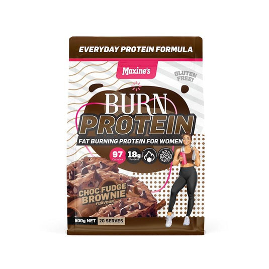 Maxine's Burn Protein Starter 500g - Choc Fudge Brownie Bundle