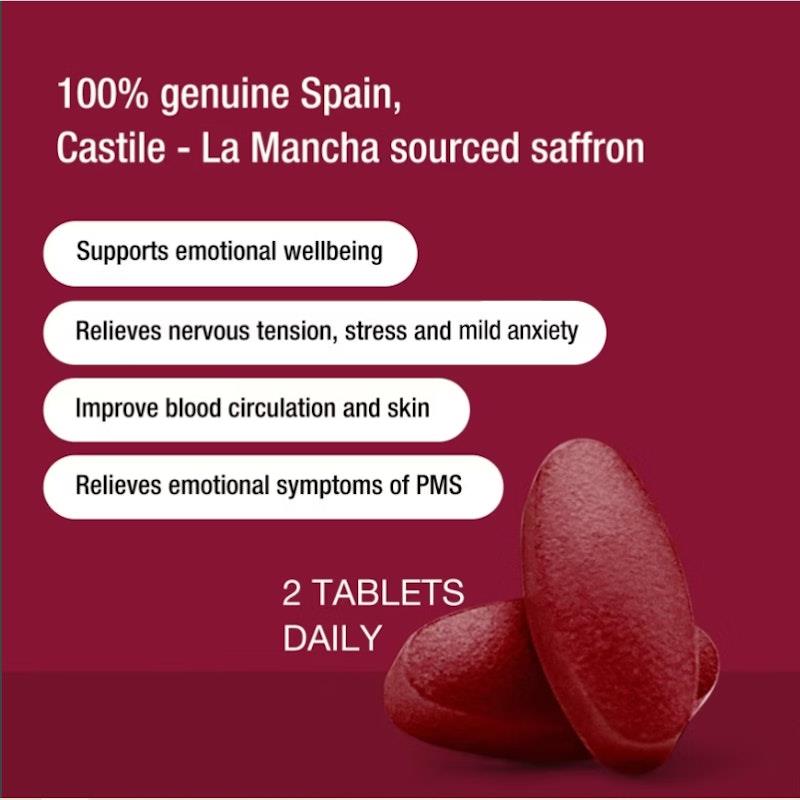 Load image into Gallery viewer, Unichi Saffronia Tablets 60 tablets x2 (Spain Saffron) Pack
