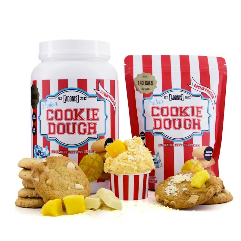 Load image into Gallery viewer, Adonis Gear Protein Cookie Dough (Casein Protein) - Mango Vanilla 400g 10Serves
