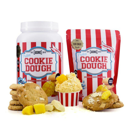 Adonis Gear Protein Cookie Dough (Casein Protein) - Mango Vanilla 400g 10Serves