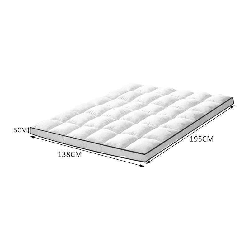 Load image into Gallery viewer, DreamZ Bedding Luxury Pillowtop Mattress Topper Mat Pad Protector Cover Double Size
