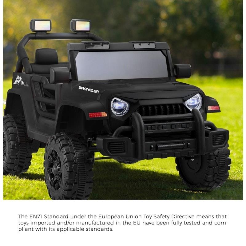 Load image into Gallery viewer, Mazam Kids Ride On Car Jeep 12V Electric Remote Control Toddler Toy Black
