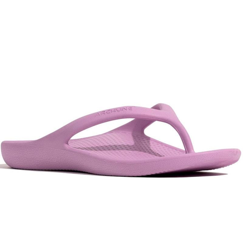 Load image into Gallery viewer, Archline Orthotic Foam Thongs Arch Support Flip Flops Orthopedic Rebound - Lilac Euro Size 39
