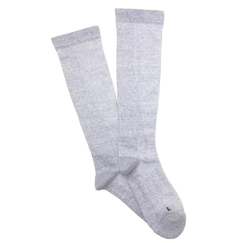 Load image into Gallery viewer, Overlander 3 Pairs of Women's Merino Wool Health Compression Socks - Grey Melange Size 2-8
