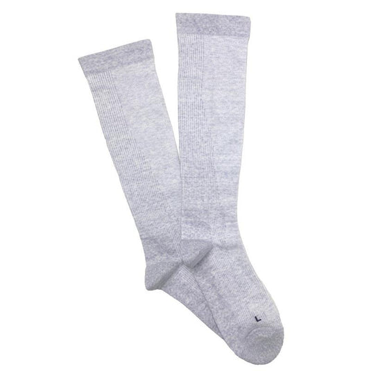 Overlander 3 Pairs of Women's Merino Wool Health Compression Socks - Grey Melange Size 2-8