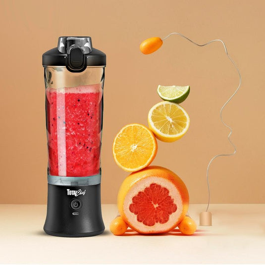 Total Chef Portable Blender, 600 ml Black