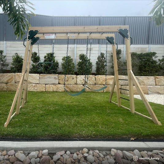 Lifespan Kids Daintree 2-in-1 Monkey Bars & Swing Set One Size