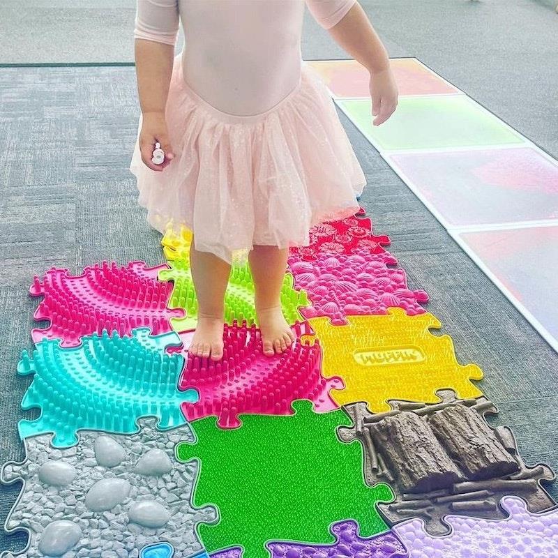 Load image into Gallery viewer, Muffik Large 2 Sensory Playmat Set
