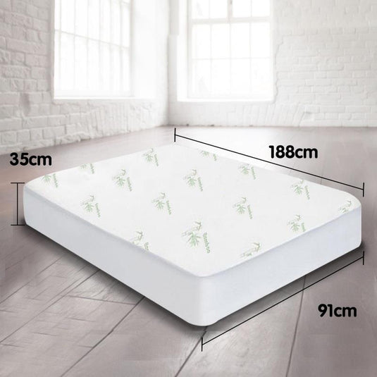 Laura Hill Bamboo Mattress Protector Single