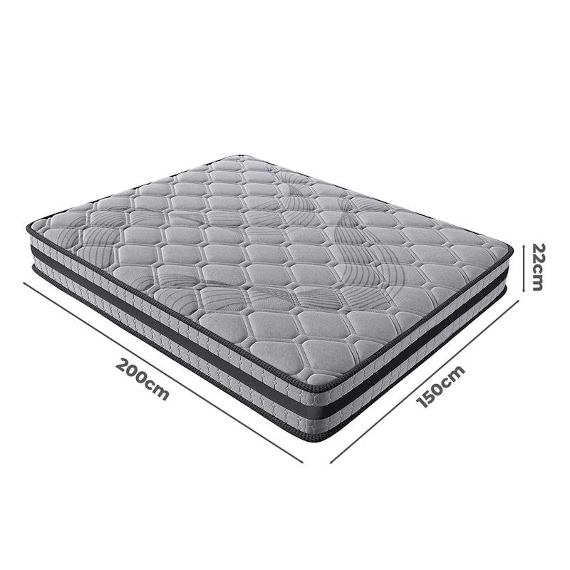 Load image into Gallery viewer, Lavio Bed Mattress Pocket Spring Memory Foam Medium Firm 22cm - UK Size 200x150cm

