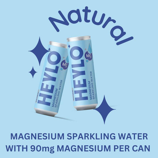 Heylo Magnesium Sparkling Water - Mind - Natural 24x300ml