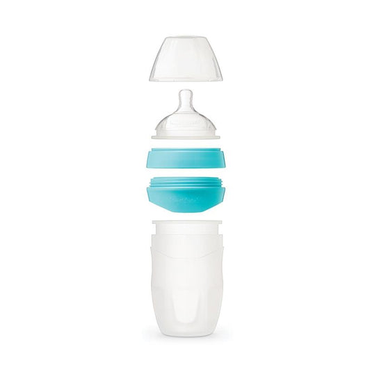 Tiny Twinkle - Silicone Baby Bottle - Mint 240ml