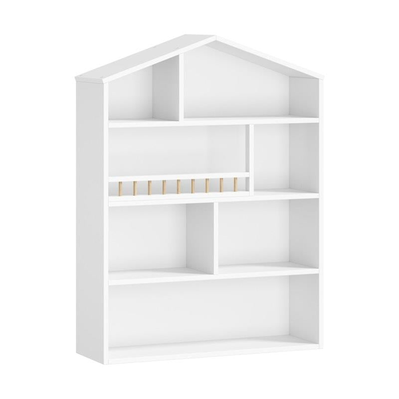 Load image into Gallery viewer, Oikiture Kids Bookshelf Bookcase Organiser Display Shelf White

