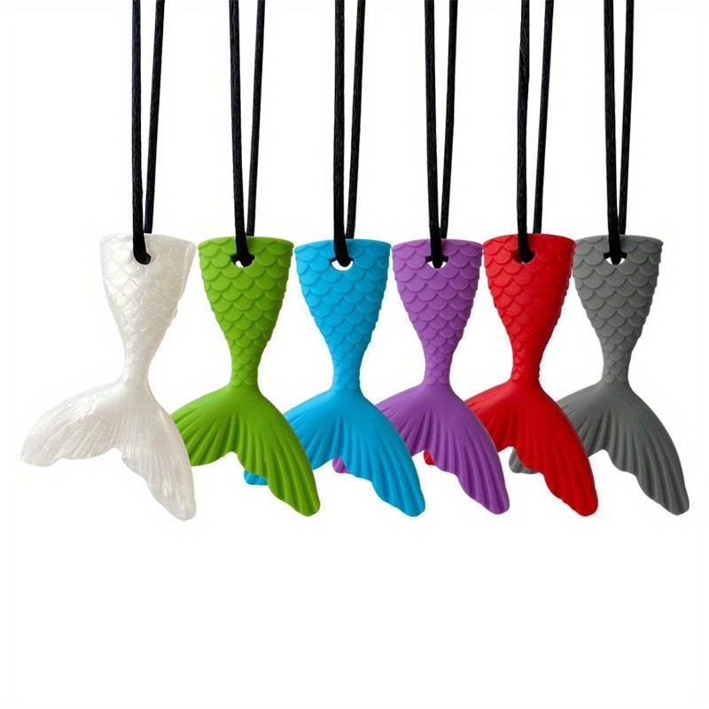 Load image into Gallery viewer, Sensory Safari Sensory Necklace Mermaid Green
