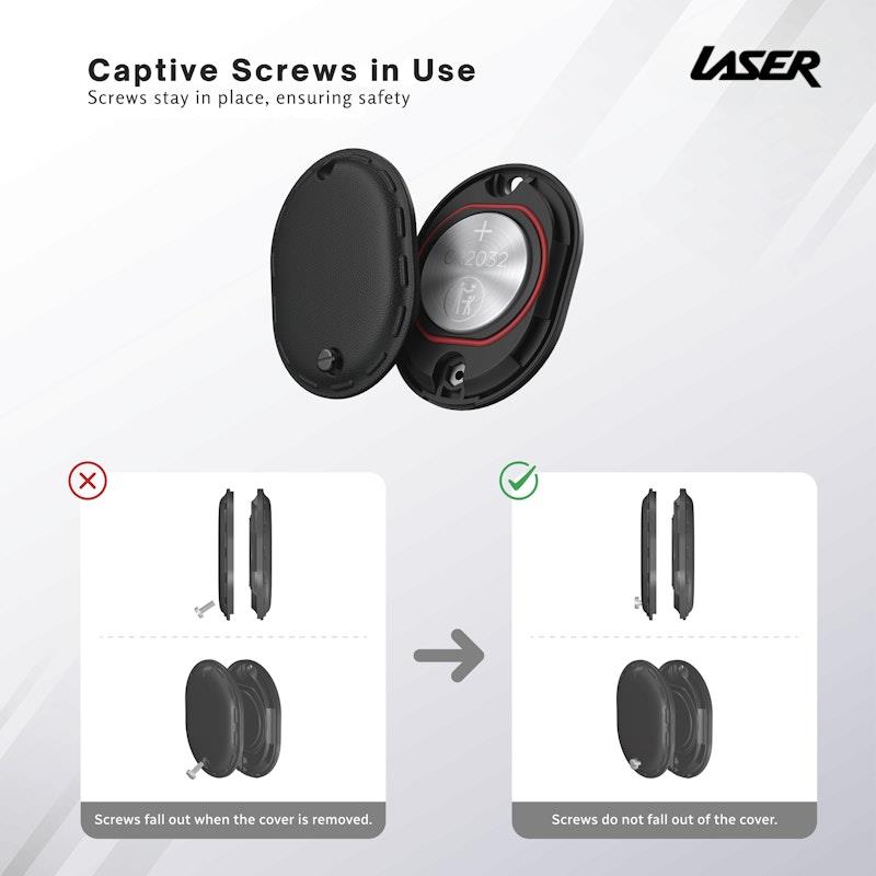 Load image into Gallery viewer, Laser Mini Travel Smart Tag White
