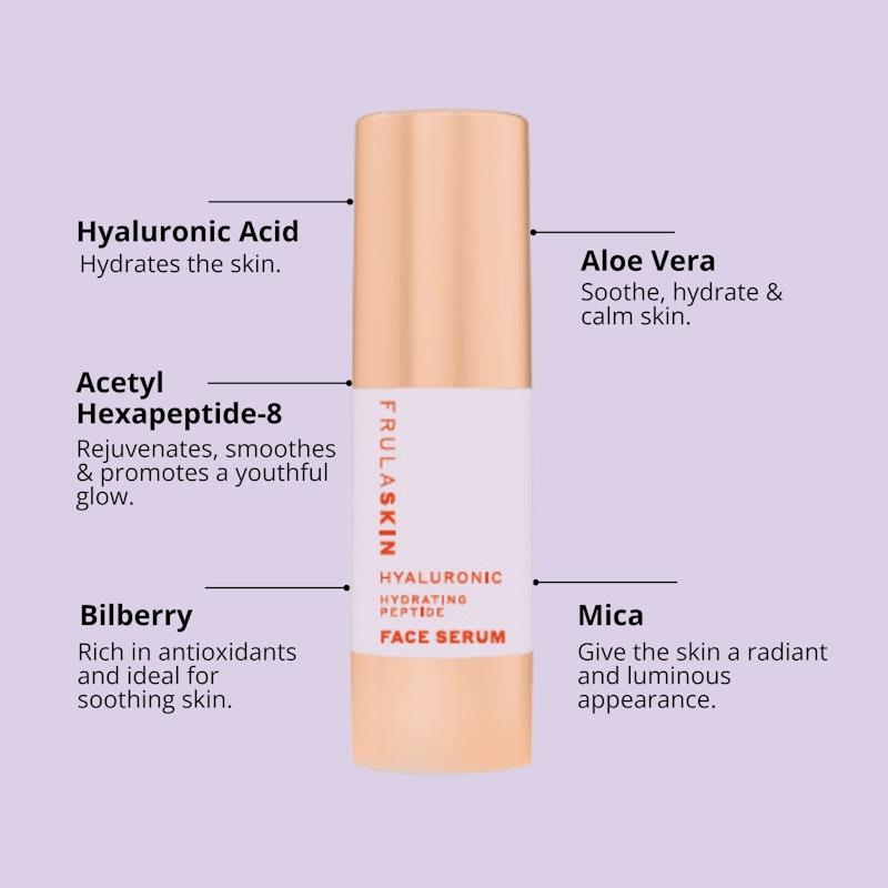 Load image into Gallery viewer, Frula Hyaluronic Peptide Hydrating Face Serum 30ml
