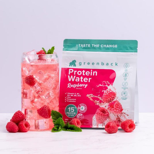 Greenback Protein Water Raspberry 250g 1Pack