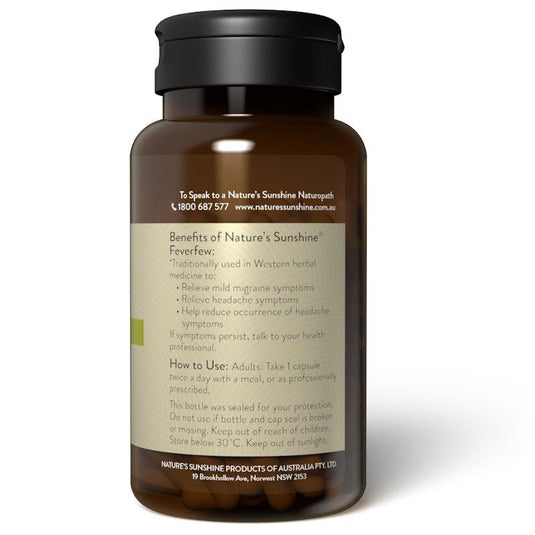 Nature's Sunshine Feverfew 100Capsules