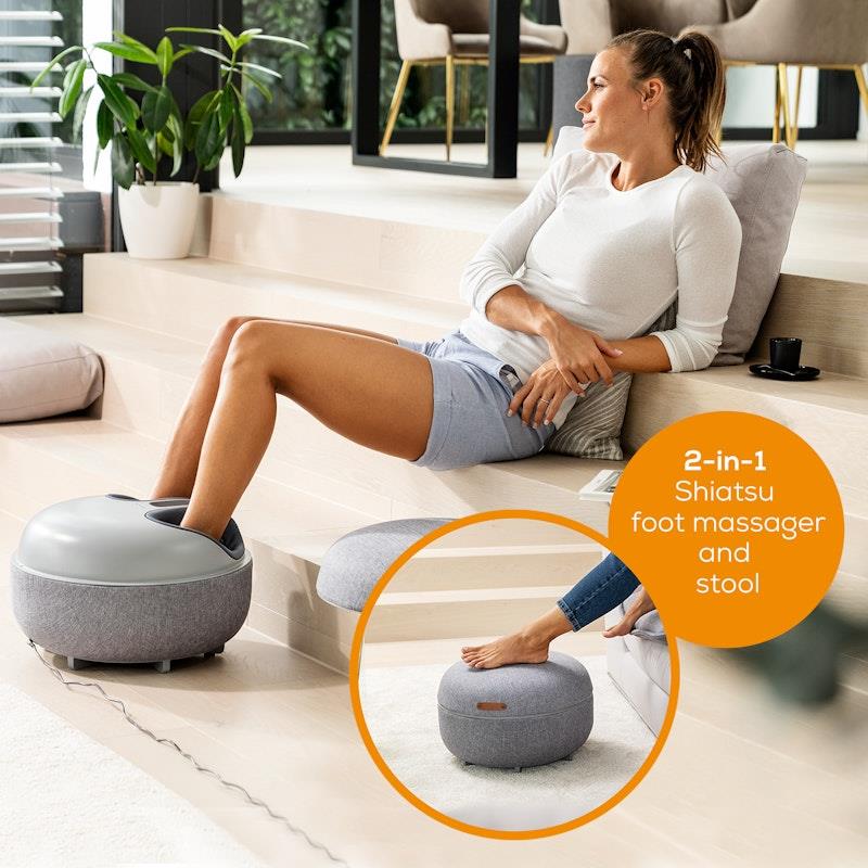 Load image into Gallery viewer, Beurer FM120 2-in-1 Shiatsu Foot Massager One Size
