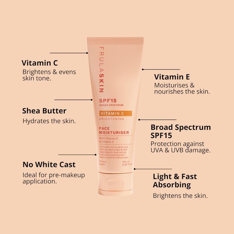 Load image into Gallery viewer, Frula SPF15 Vit C Brightening Face Moisturiser 100ml
