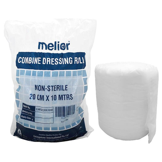 Melior Combine Dressing Roll Non-Sterile 20cm x 10m 1Piece