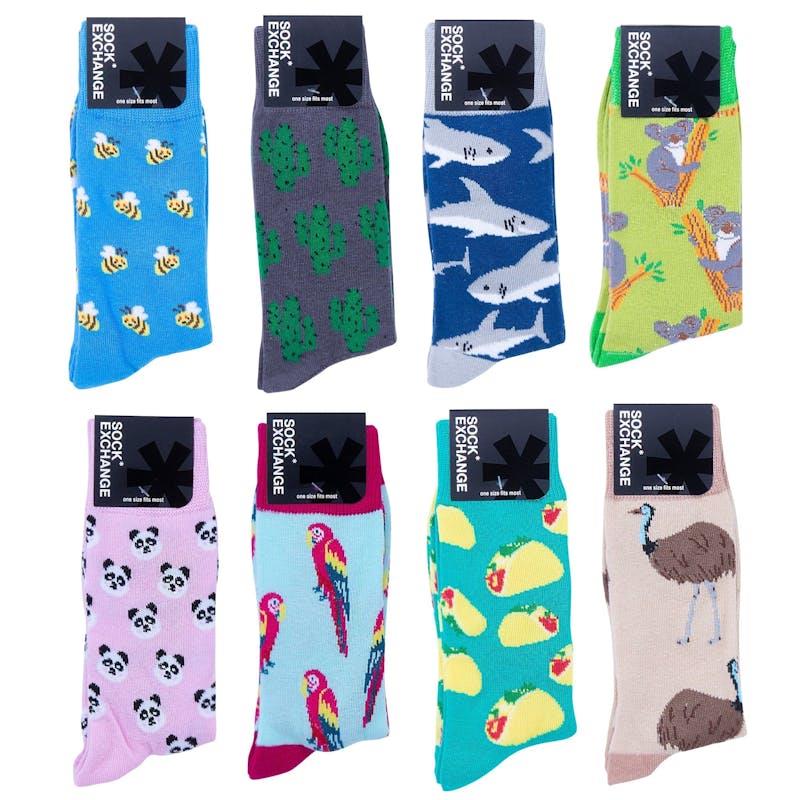 Load image into Gallery viewer, Sock Exchange Wholesale 96 Novelty Socks Bundle
