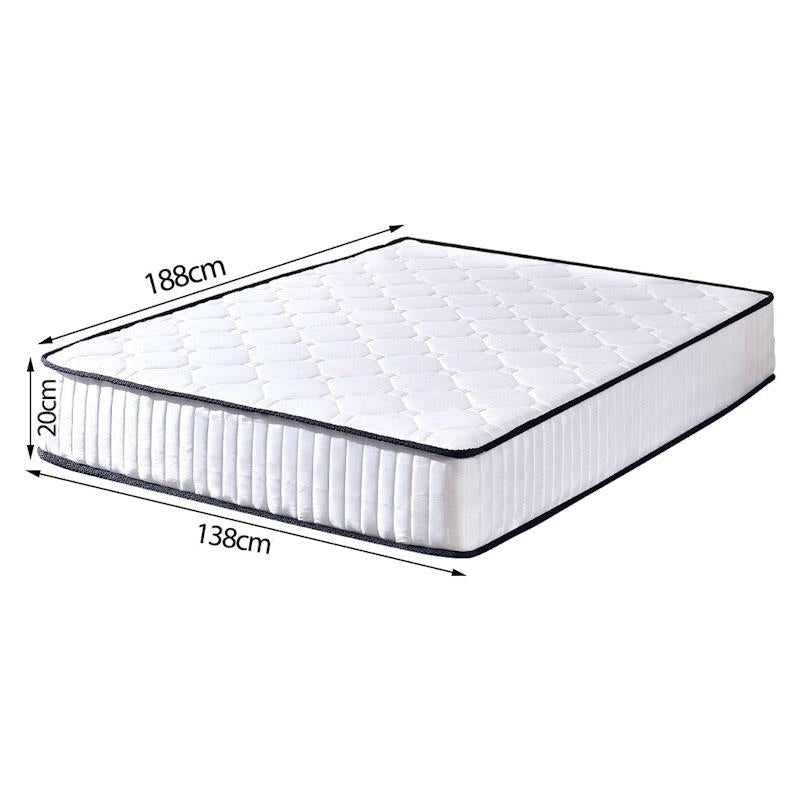 Load image into Gallery viewer, DreamZ Spring Mattress Bed Pocket Tight Top Foam Medium Firm 20CM Double
