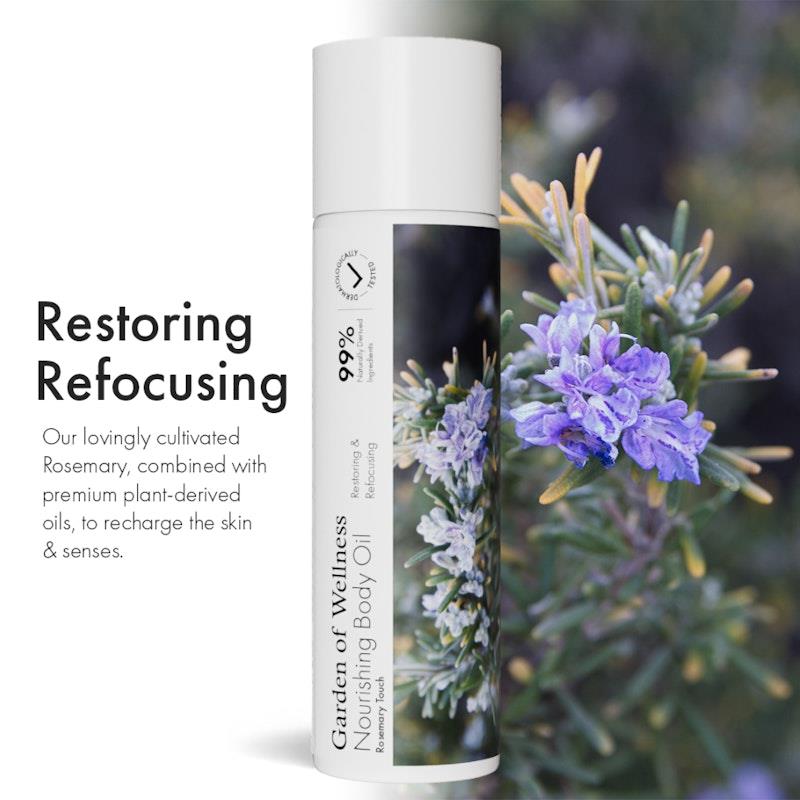 Load image into Gallery viewer, Garden of Wellness Nourishing Body Oil Rosemary Touch 120ml
