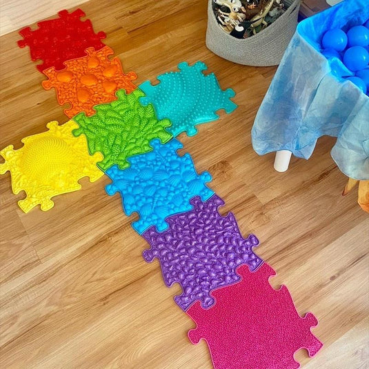 Muffik Rainbow Sensory Play Mat Set